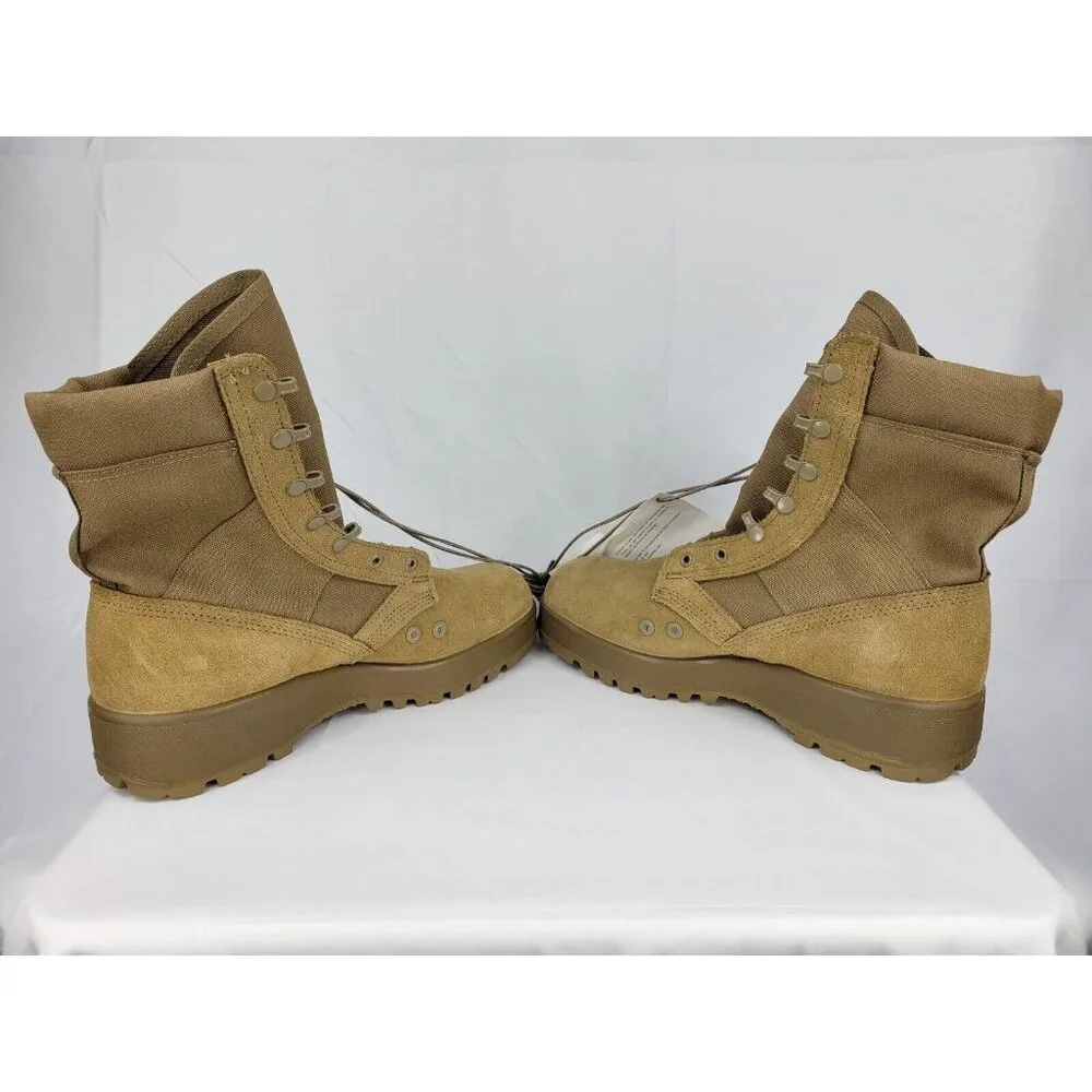 Vibram Military Hot Weather Coyote Combat Boots Mens Size 10 R Regular 798 Brown - Picture 11 of 12
